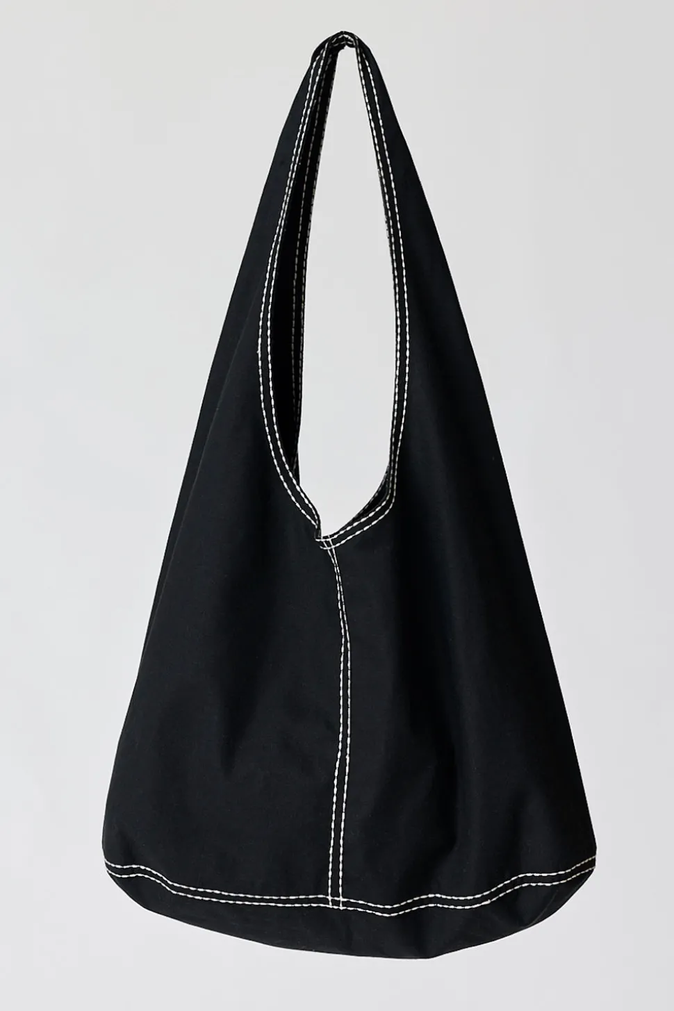 Anna Contrast Stitch Hobo Bag