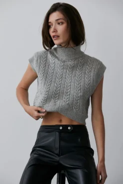 Anna Mock Neck Sweater