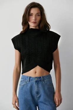Anna Mock Neck Sweater