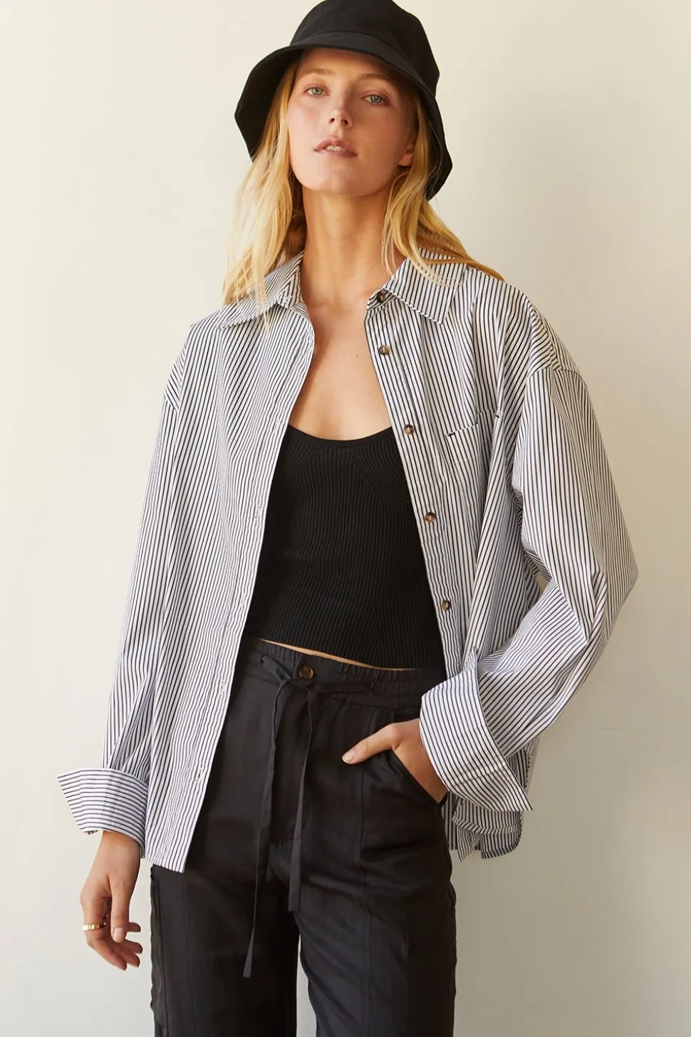 Annie Pinstripe Shirt