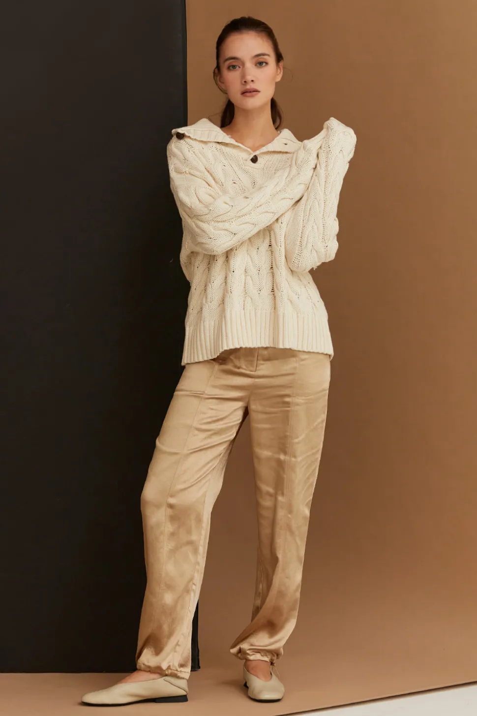 Anya Shawl Sweater