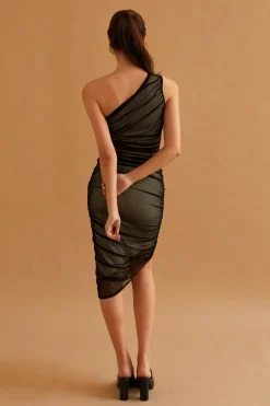 Arya Mesh Midi Dress