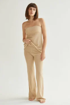 Beau Crochet Knit Pants