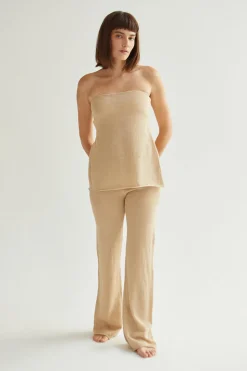 Beau Crochet Knit Pants