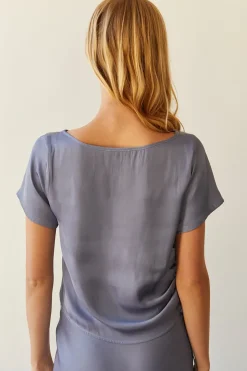 Bridgette Satin Blouse