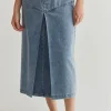 Brielle Denim Midi Skirt