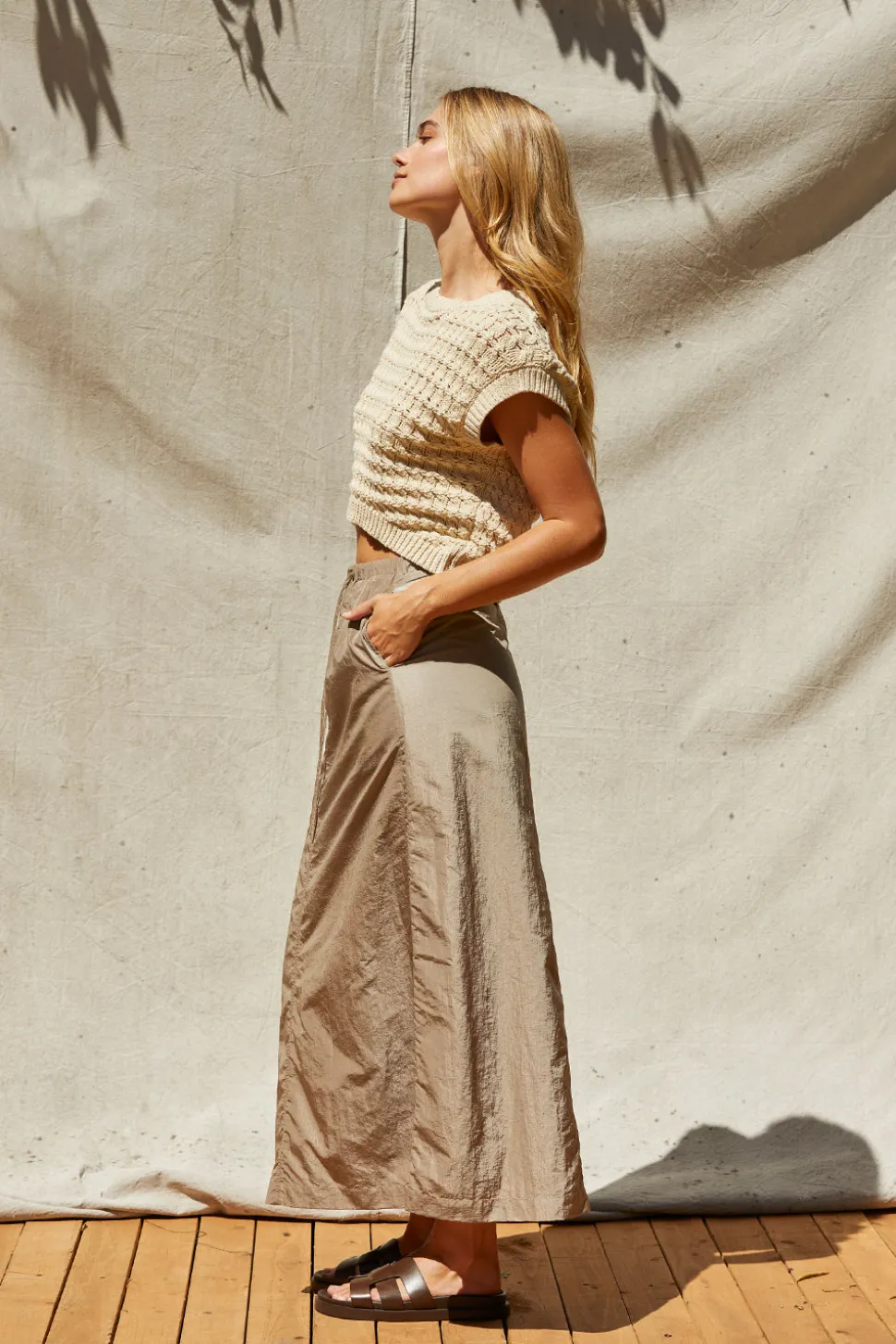 Brookes Pull On Maxi Skirt