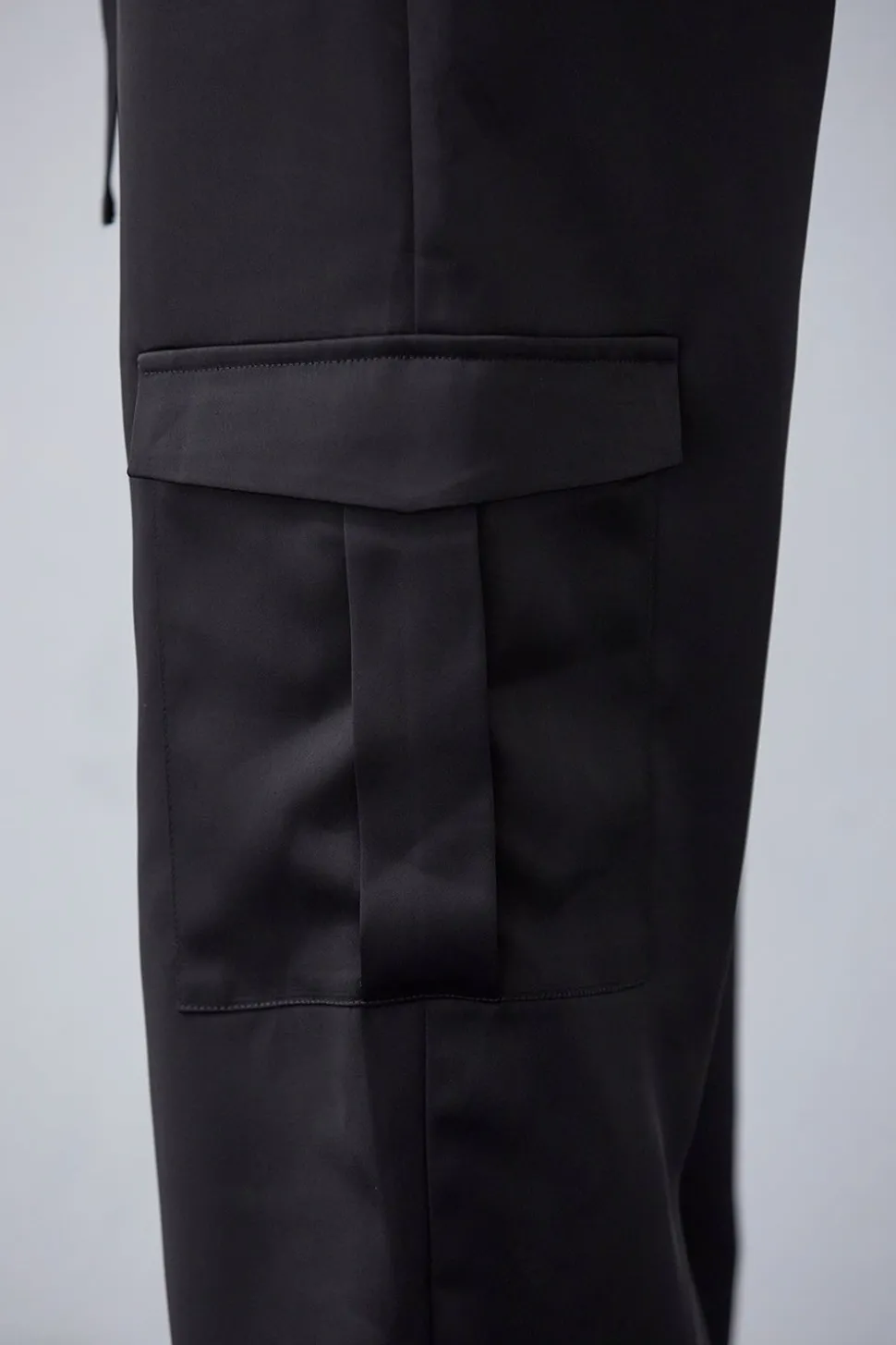 Brooklyn Satin Cargo Joggers