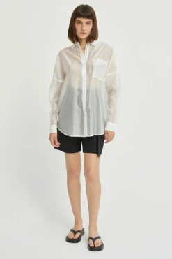 Candice Sheer Button Up Shirt