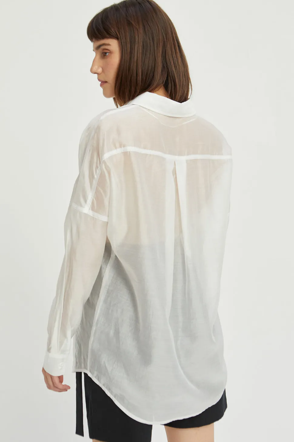 Candice Sheer Button Up Shirt