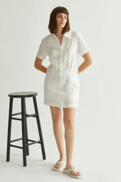 Casey Linen Shirt Dress