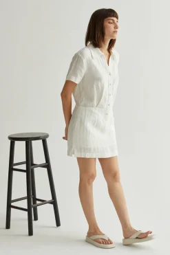 Casey Linen Shirt Dress