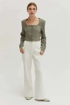 Crezensia Cropped Blazer