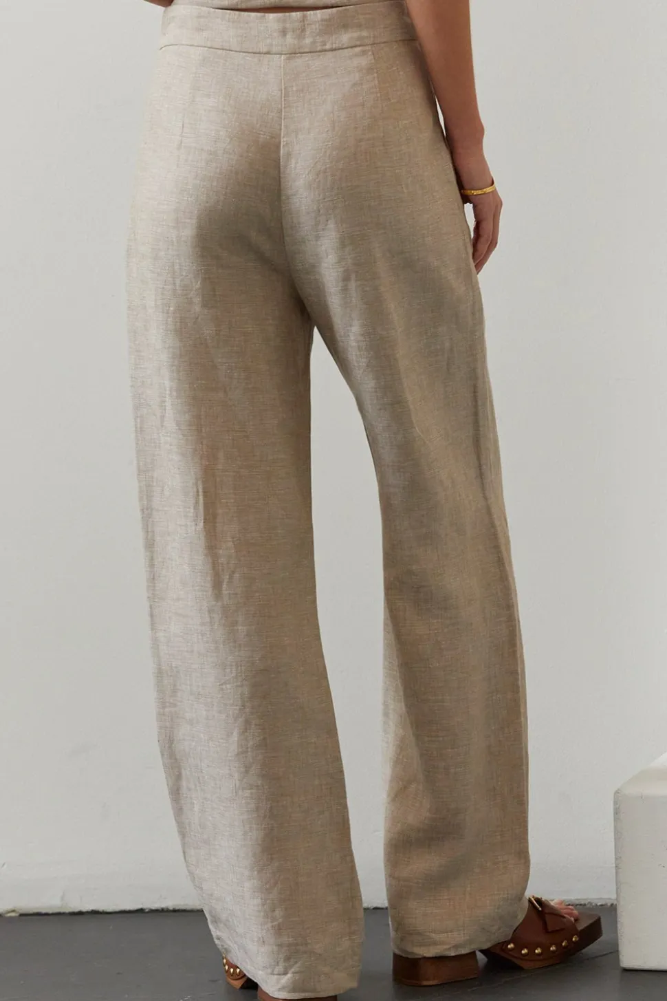 Dani Linen Wide Leg Pants