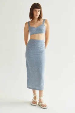 Daniella Linen Skirt