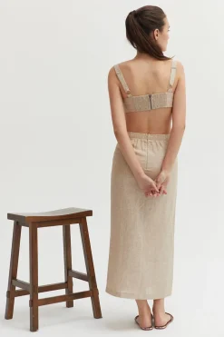 Daniella Linen Skirt