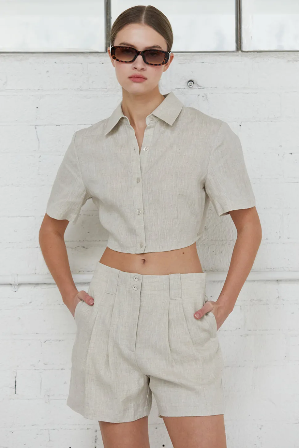 Darlene Linen Shorts