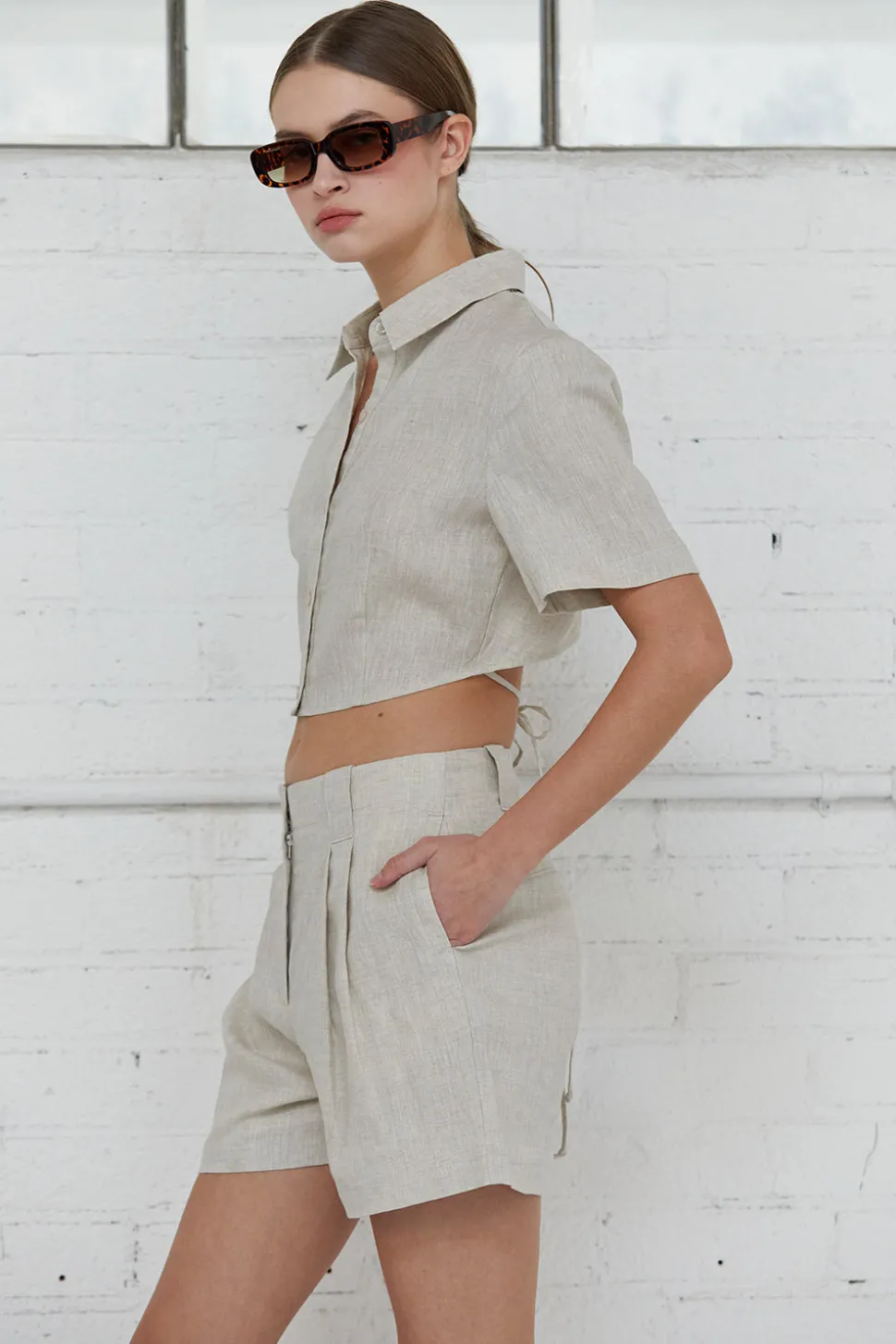 Darlene Linen Shorts