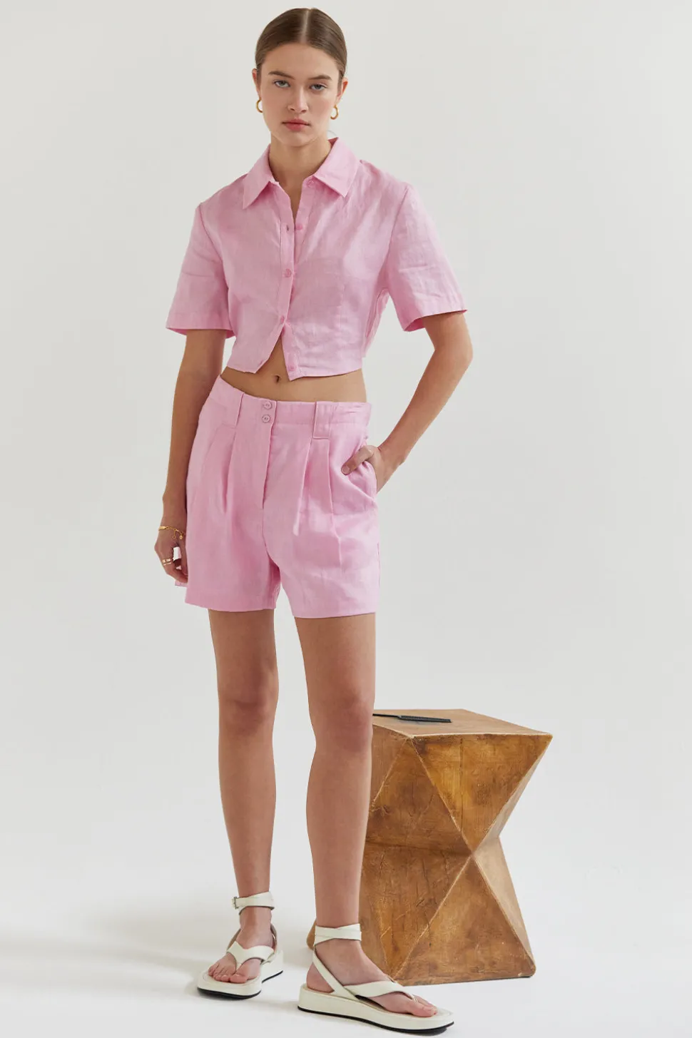 Darlene Linen Shorts
