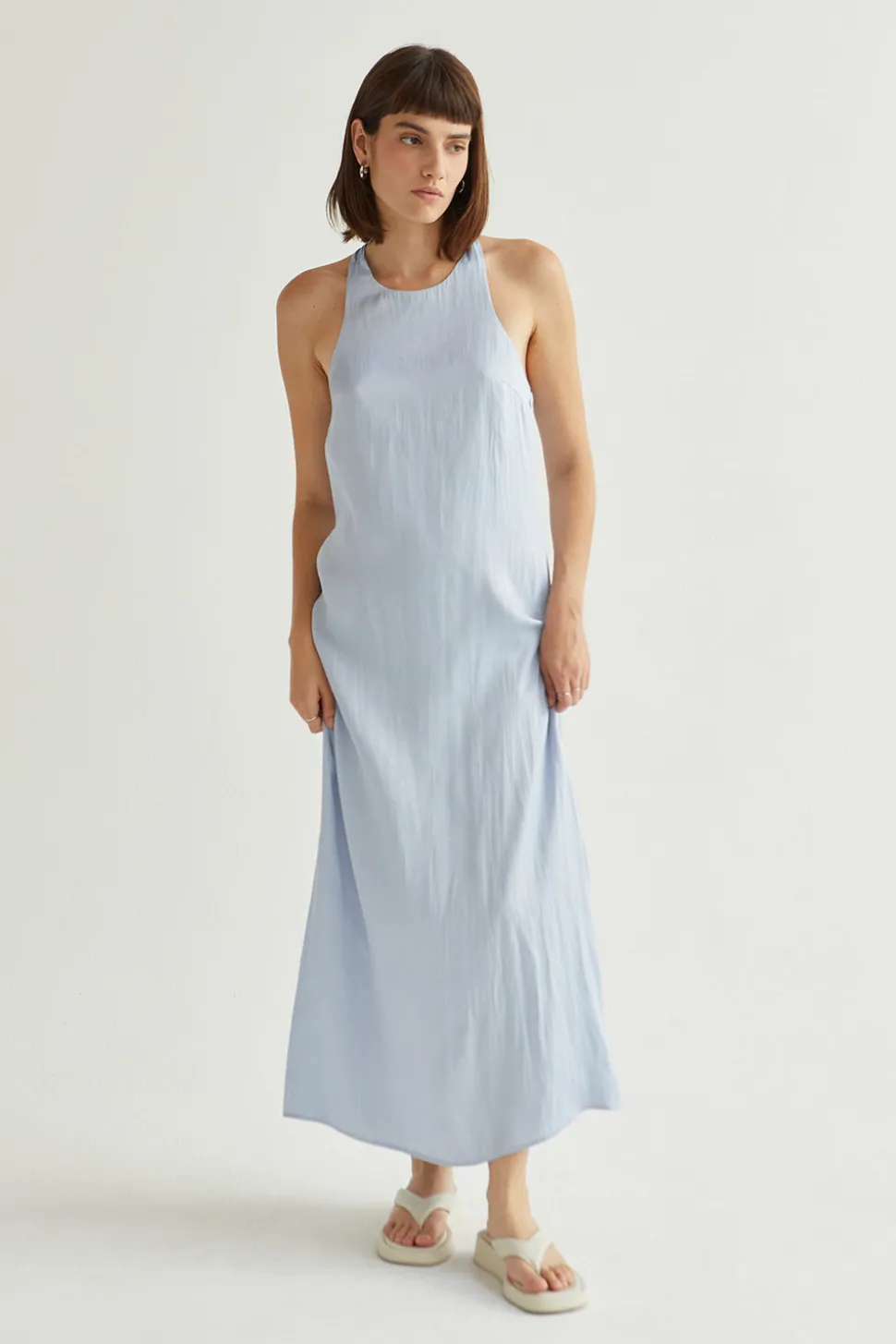 Diana Back Twist Slip Dress