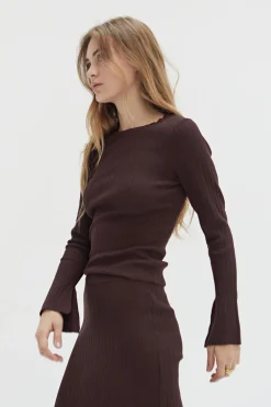 Drea Ribbed Knit Top