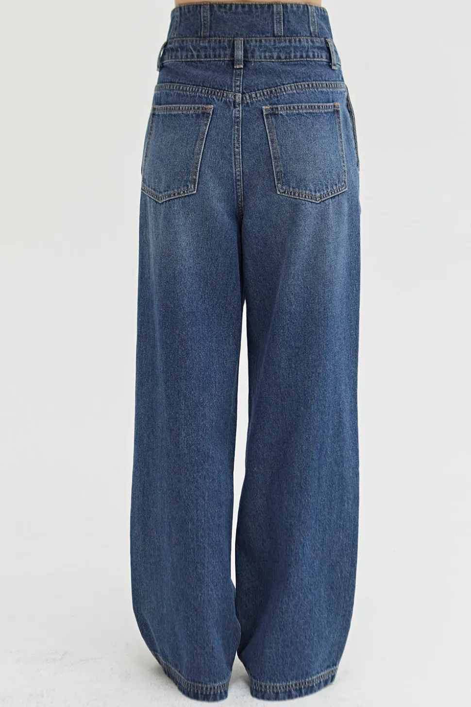 Eloise Corset Detailed Denim Pants