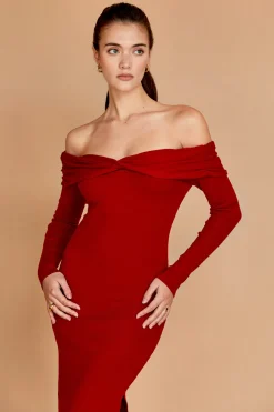 Ember Off Shoulder Sweater Dress