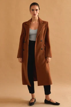Frances Wool Blend Blazer Coat