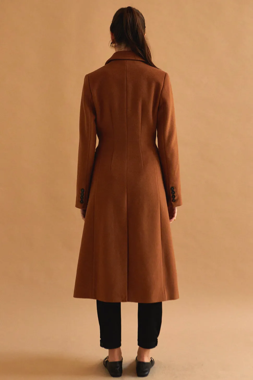 Frances Wool Blend Blazer Coat