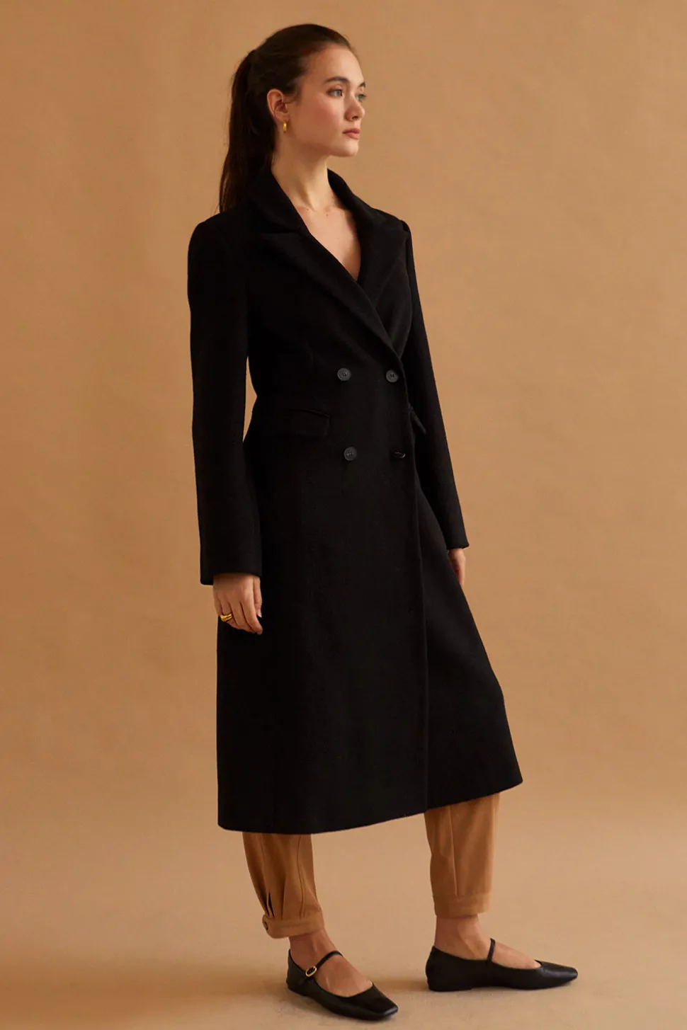 Frances Wool Blend Blazer Coat