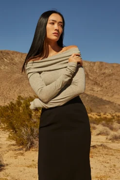Holly Off Shoulder Knit Top