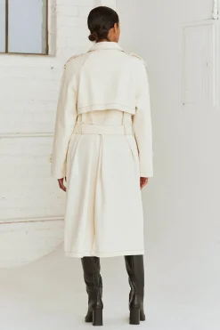 Jacqueline Denim Trench Coat