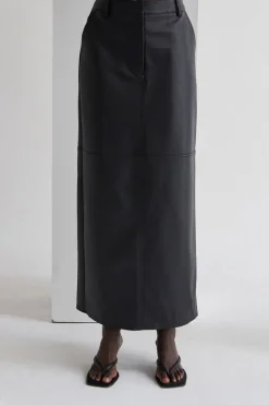Jade Column Maxi Skirt