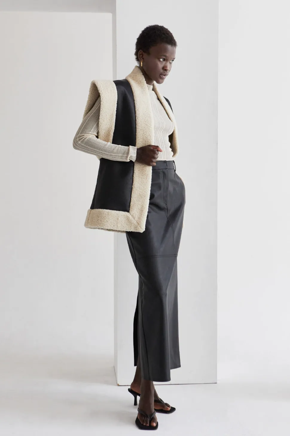 Jade Column Maxi Skirt