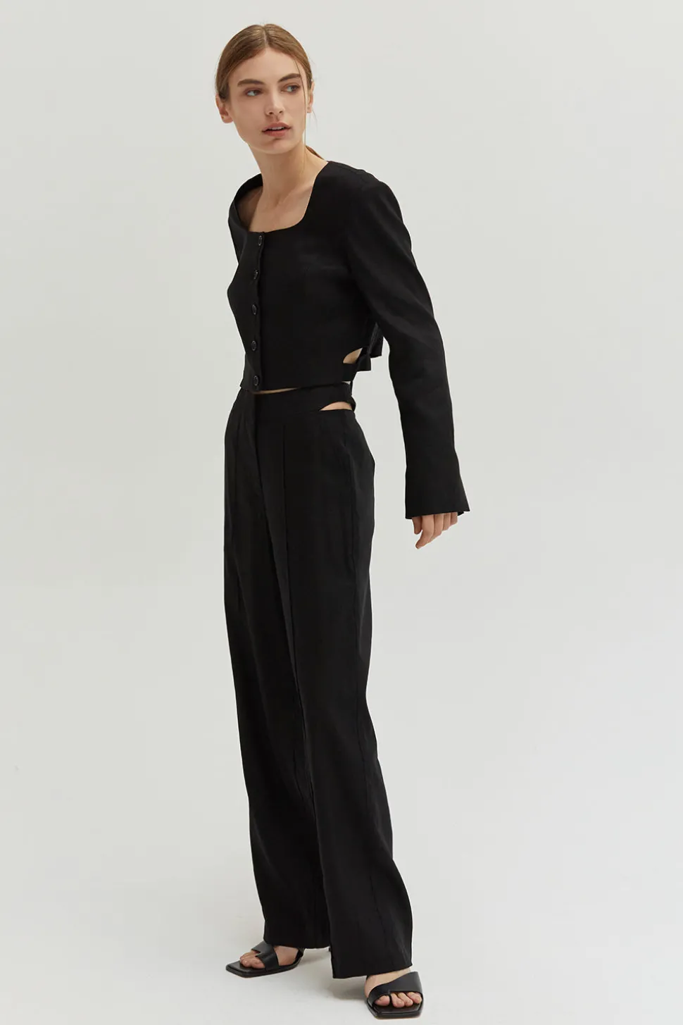 Janey Cut Out Trousers