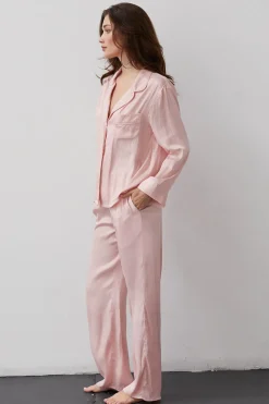 Jexie Silky Satin Pants