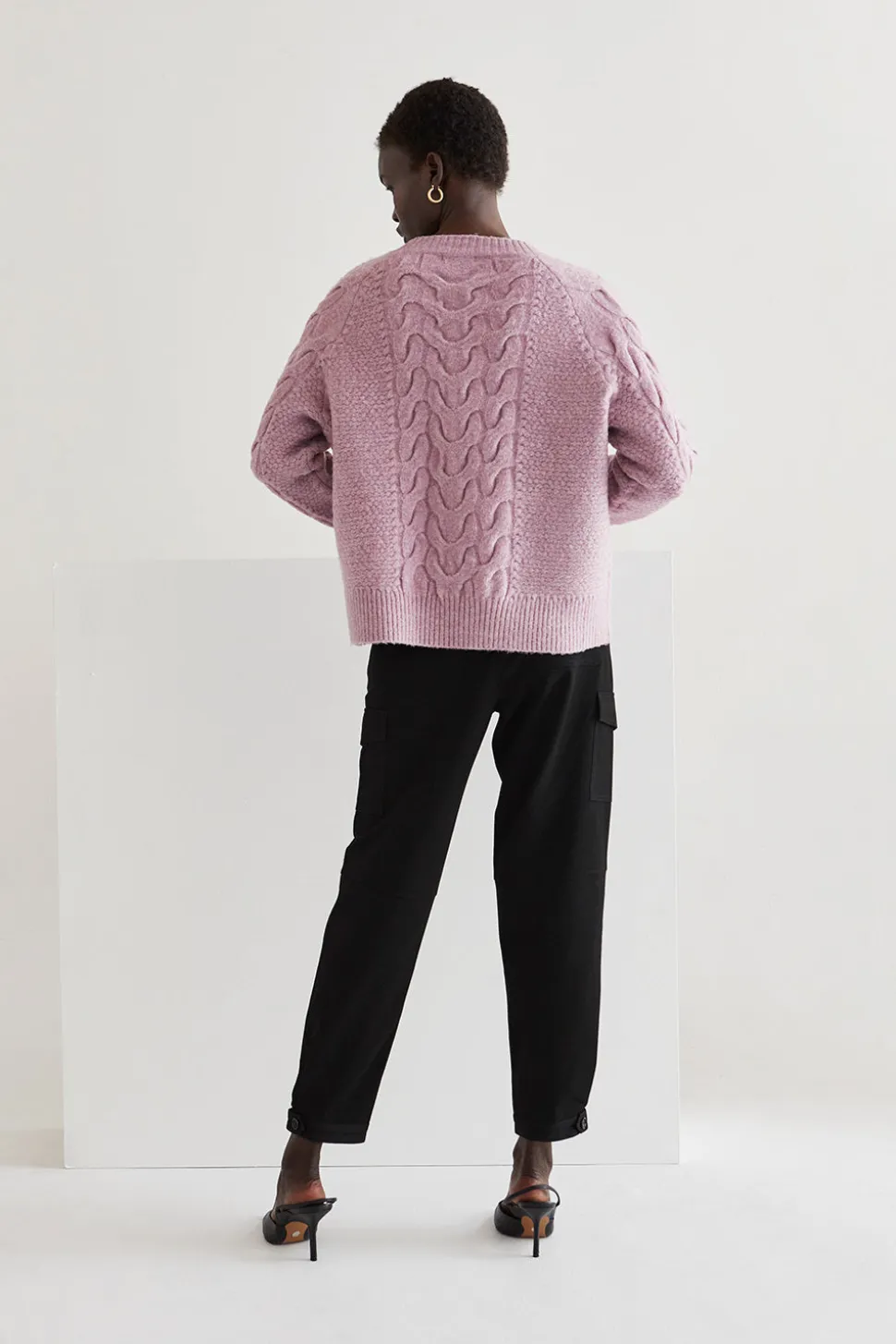 Joie Cable Knit Sweater - Lavender
