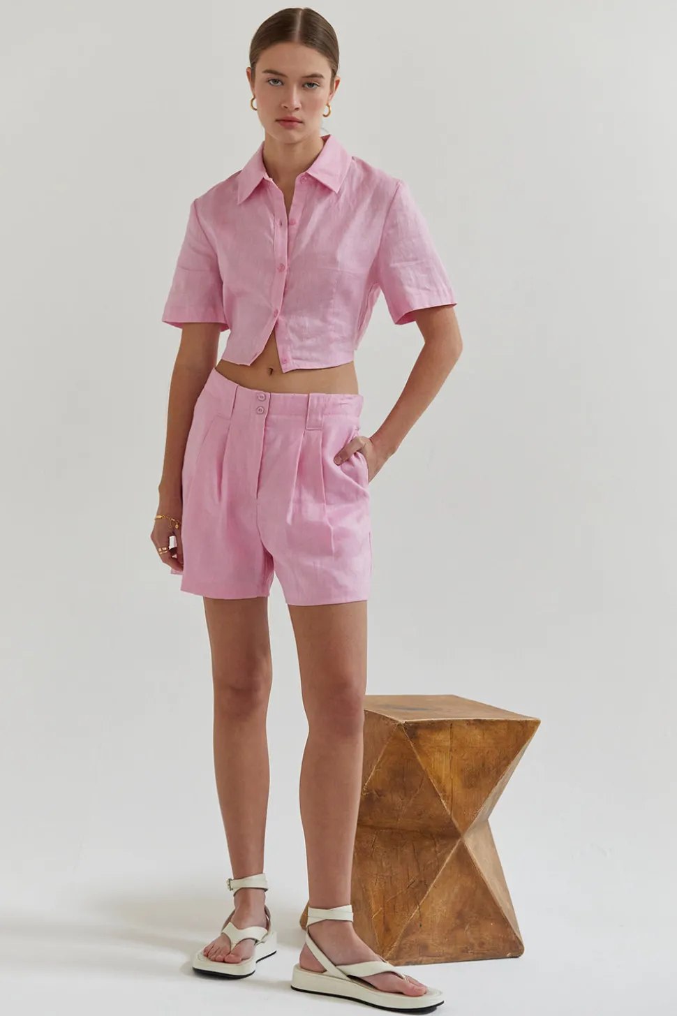 Josephine Linen Top