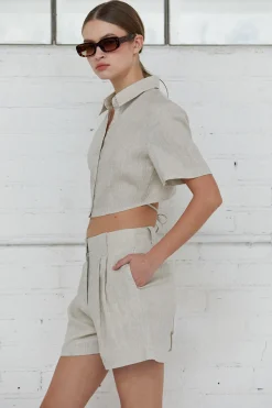Josephine Linen Top