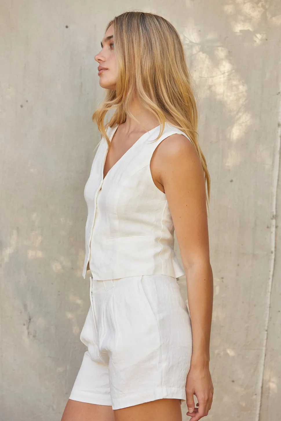 Juliet Linen Vest