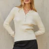 Kaylee Henley Knit Top