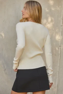 Kaylee Henley Knit Top