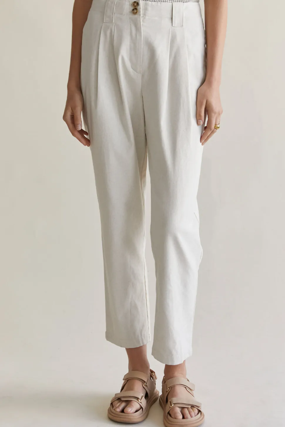 Marcello Linen Tapered Pants