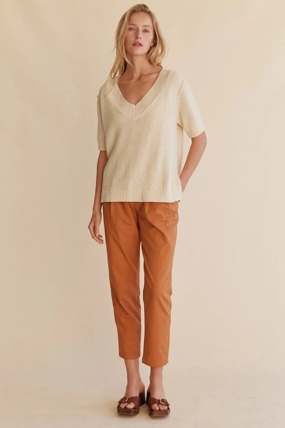 Marcello Linen Tapered Pants