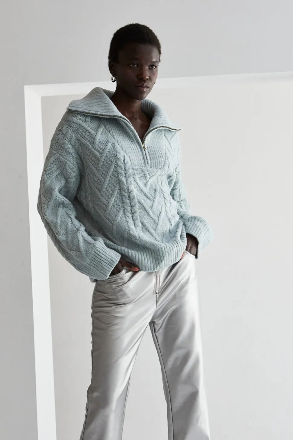Maryann Zip Up Sweater