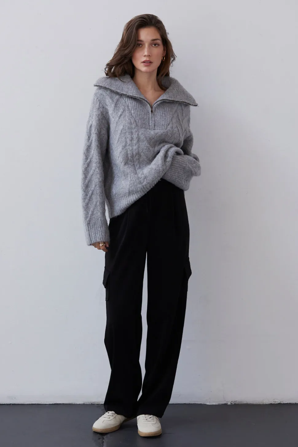 Maryann Zip Up Sweater