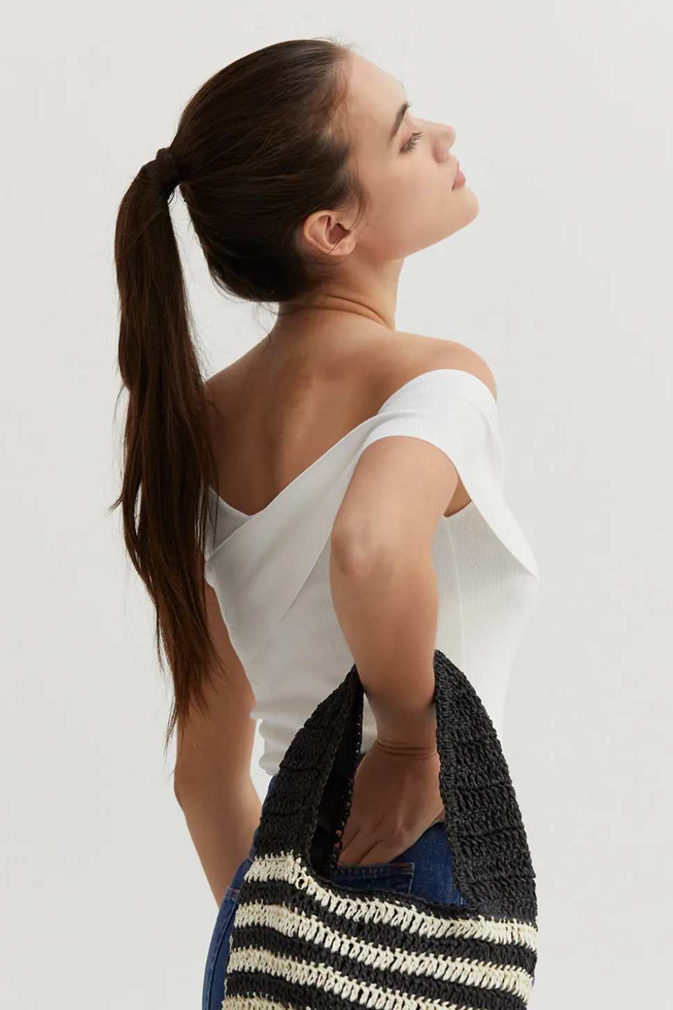 Micah One Shoulder Knit Top