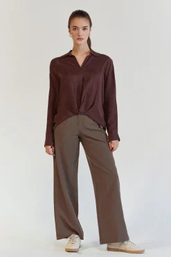 Milena Cupro Blouse