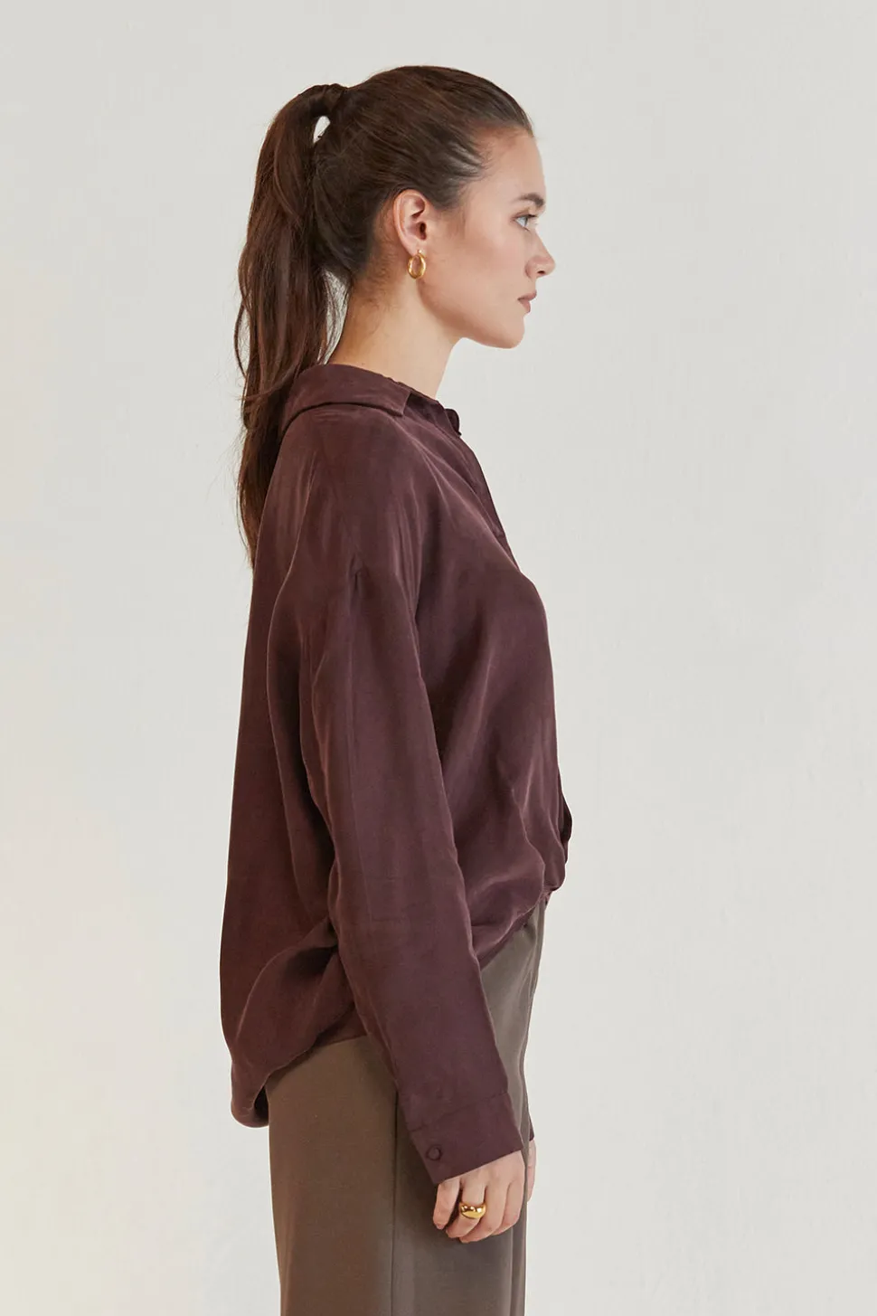 Milena Cupro Blouse