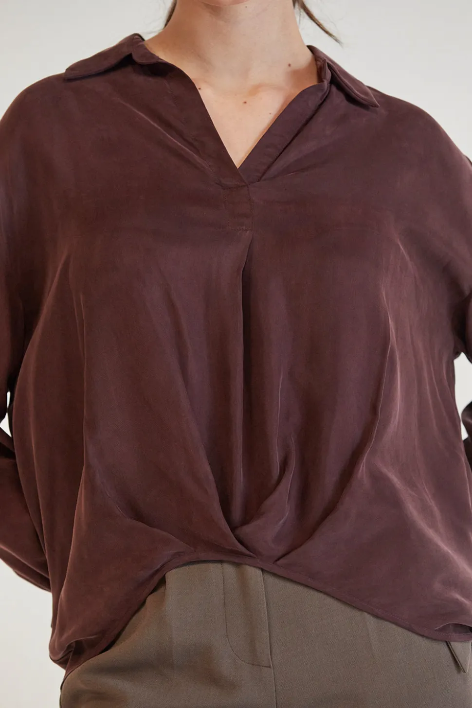 Milena Cupro Blouse